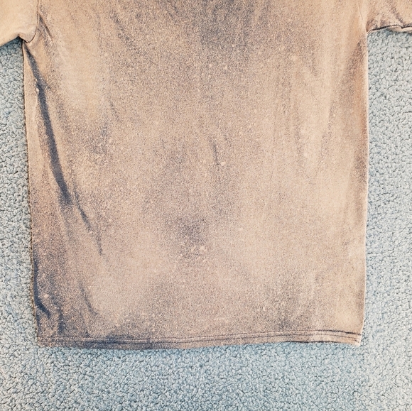 Crazy Dog Lady Up Cycle bleached Navy Short Sleeve T-Shirt Sz M - Picture 8 of 8